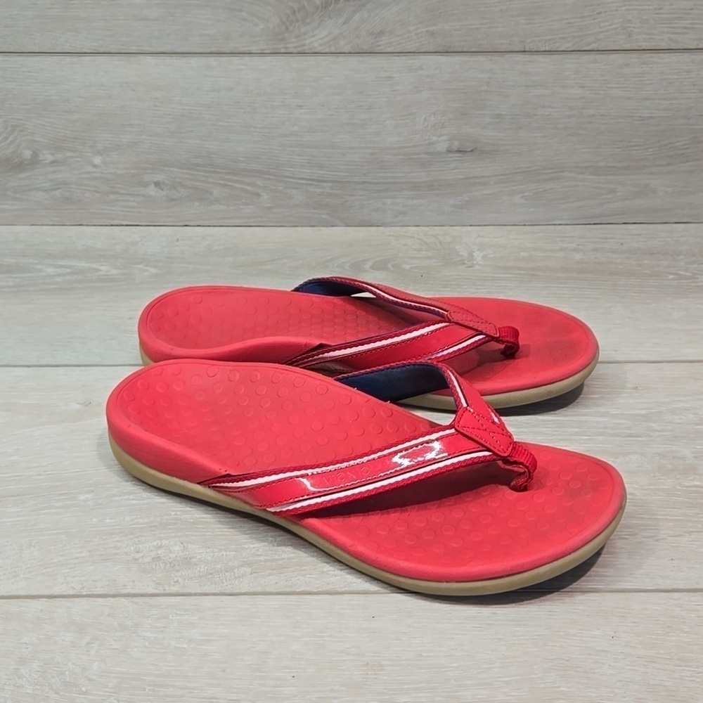 Vionic Women Tide Sport Thong Sandals Flats shoes sz 8
